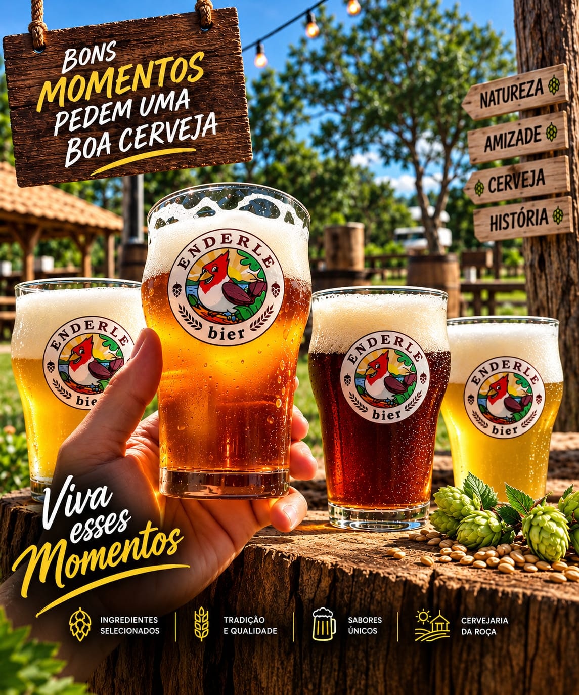 Cervejas artesanais Enderle Bier