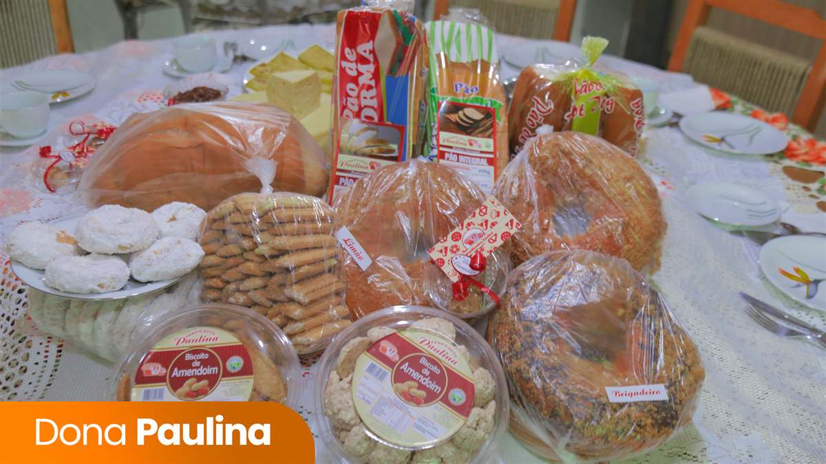 Produtos da Panificados Paulina e Família